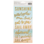 Thickers Heidi Swapp SET SAIL PUFFY Phrase Stickers - Image 2