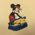 Like MICKEY AND PLUTO Scrapbook Die Cut