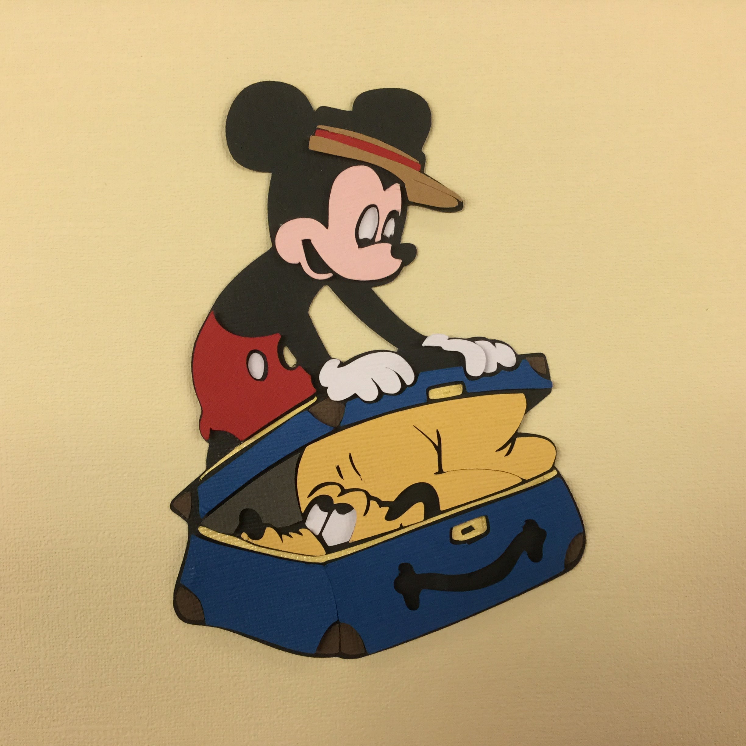 21990173-0F70-4DAD-AFDD-B93E7990A552.jpg Like MICKEY AND PLUTO Scrapbook Die Cut - Image 1