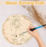 Scrapbooksrus 12” WOOD CIRCLE SIGN Hanging Round Home Decor - Image 2
