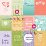 Scrapbooksrus DINING OUT #2 PACK 12pc 12"X12" Scrapbook Paper - Image 10