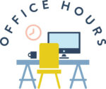 Pinkfresh Studio Office Hours Yellow MINI ALPHA STICKERS 164pc - Image 2