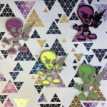 Scrapbooksrus Diecut ALIEN WITH LASER 3D Scrapbook Die Cut Embellishment - Image 2