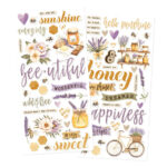 Simple Stories SIMPLE VINTAGE LAVENDER FIELDS Foam Stickers 66pc - Image 5