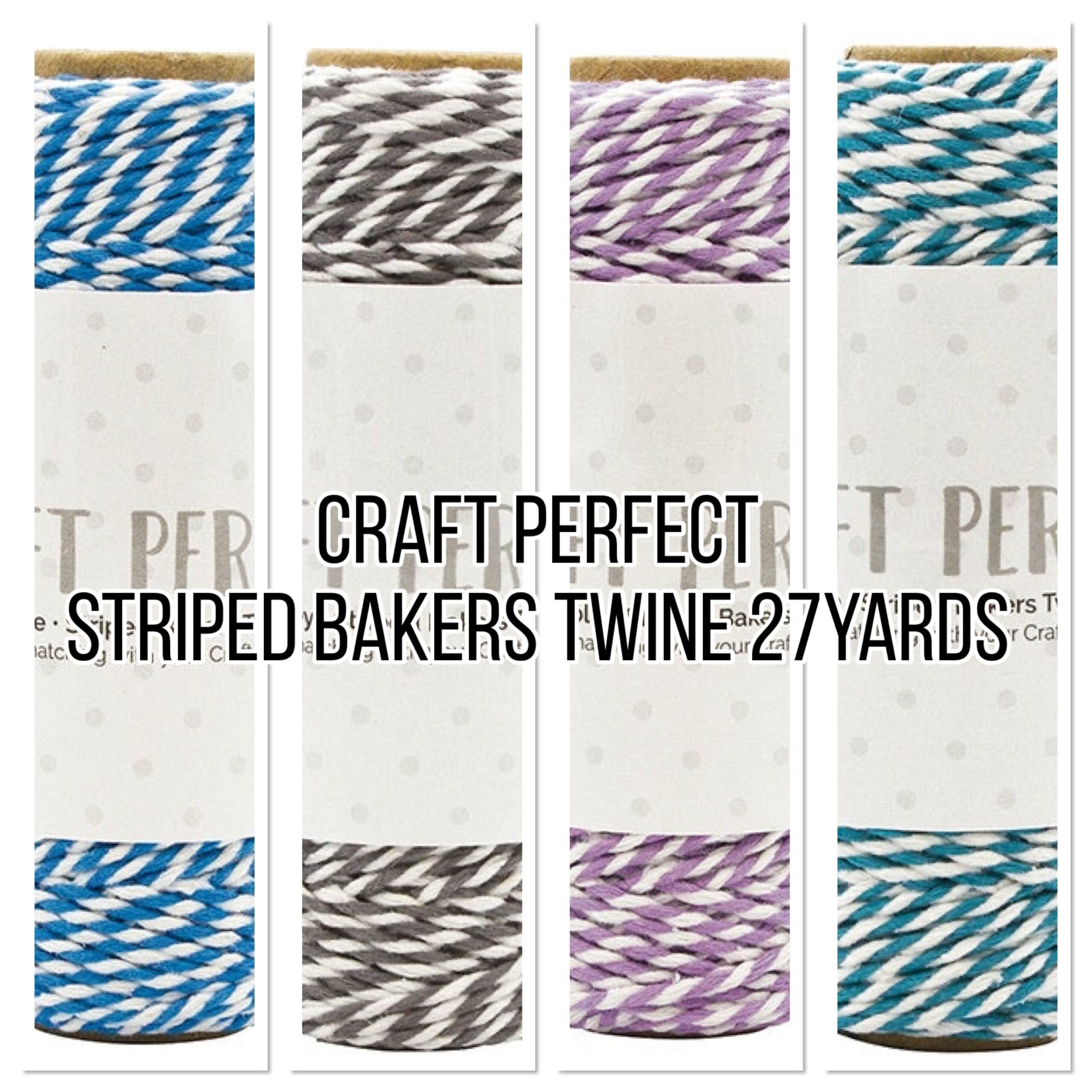 22BA4F31-938D-4E6F-9CAD-DD556E36EA73.jpg Craft Perfect STRIPED BAKERS TWINE 27yards - Image 1
