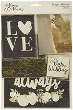 Simple Stories Always & Forever 4x6 VERTICAL ELEMENTS  12x12 Scrapbook Paper - Image 4