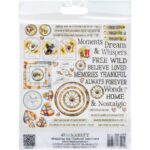 49 and Market WHISPERING WAY Chipboard Assortment 58pc - Image 2