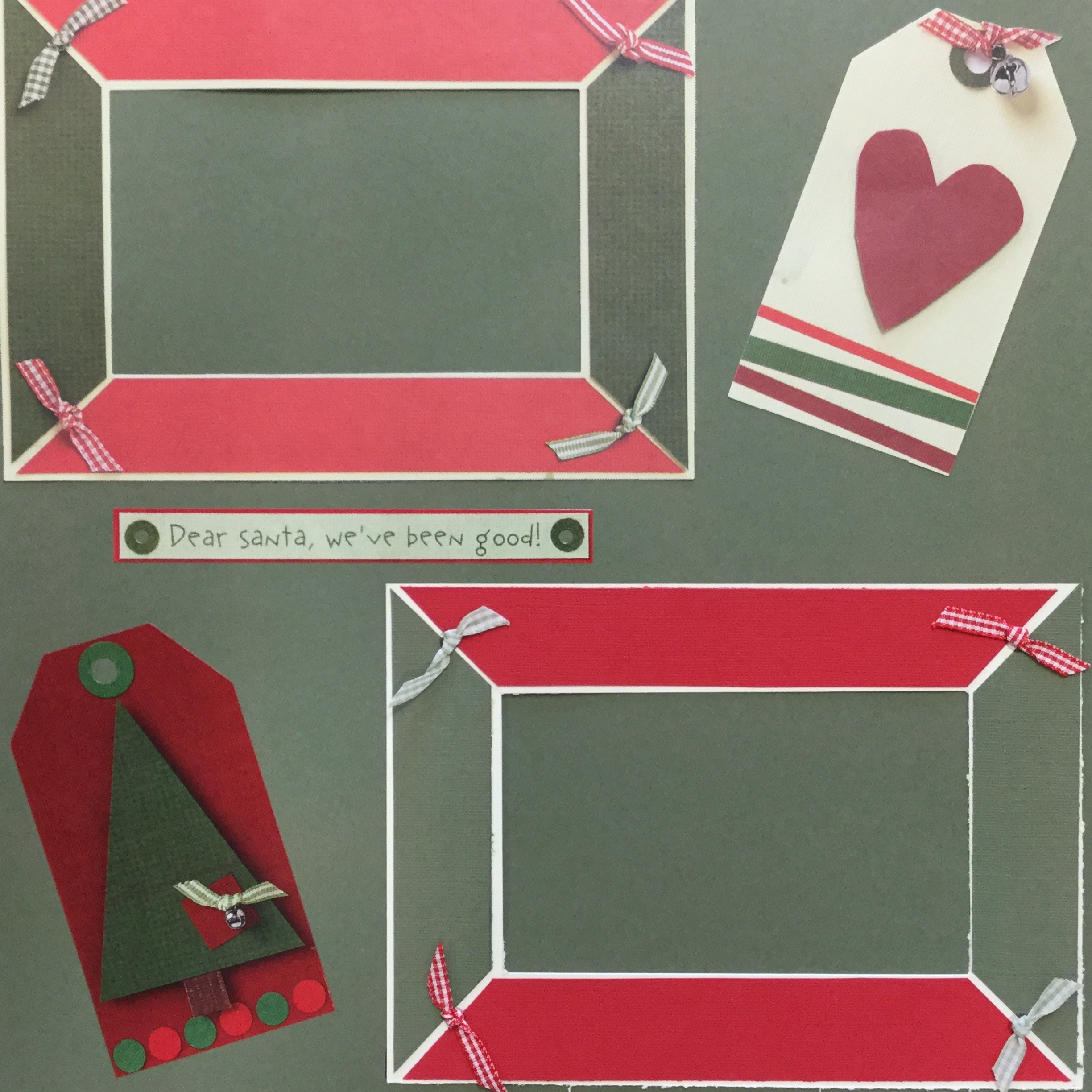 2354B0E5-46ED-4D09-8E37-417D62412183.jpg Premade Page DEAR SANTA HO HO HO (2) 12X12 Scrapbook @Scrapbooksrus - Image 1