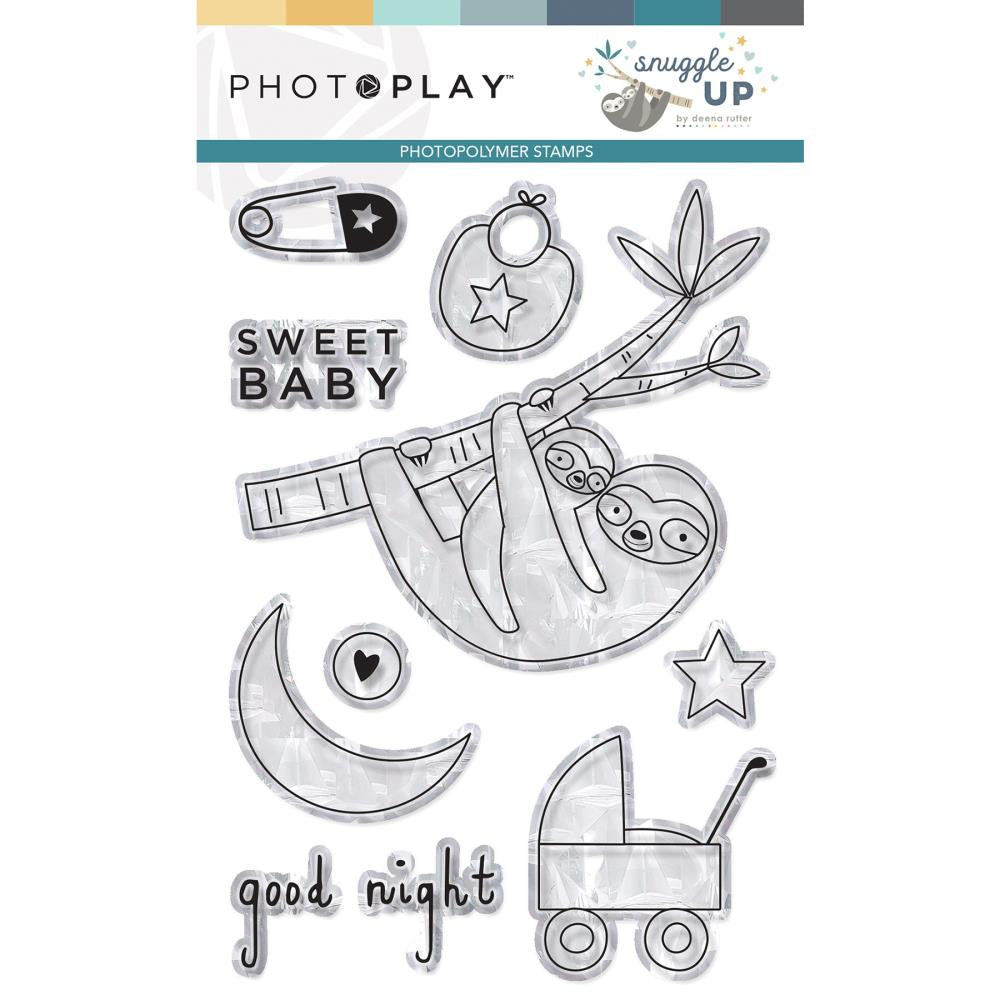 23577AA2-D1A4-4FD4-9920-BEA04B5CADF1.jpg Photoplay SNUGGLE UP Clear Stamps 7pc. - Image 1