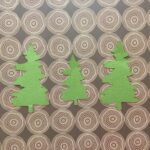 TREES Custom Scrapbook Die Cut Embellishments Green