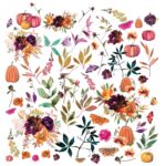 49 and Market ArtOptions SPICE WILDFLOWER LASER CUT ELEMENTS 68pc - Image 2