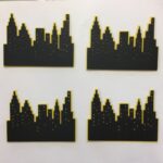CITY SKYLINE 3D Scrapbook Die Cut Embellishment