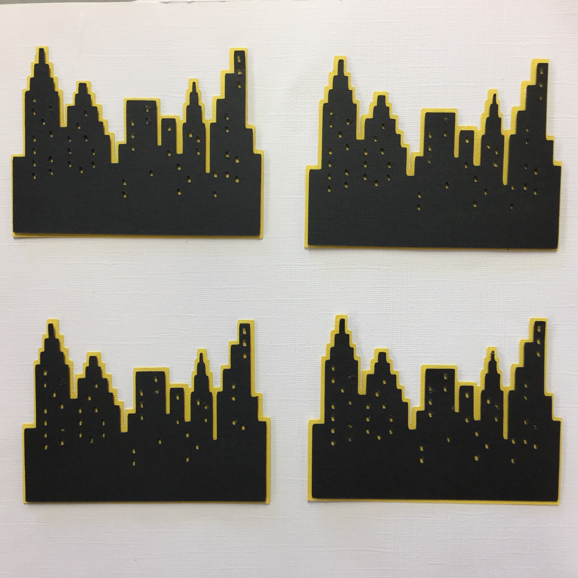 23C2208F-03A6-426D-AC0D-E538C7C5AC84.jpg CITY SKYLINE 3D Scrapbook Die Cut Embellishment - Image 1