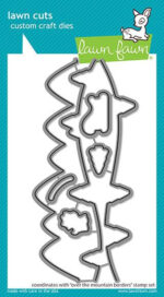 Lawn Fawn Lawn Cuts OVER THE MOUNTAIN Custom Craft Dies 7pc