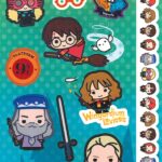 Wizarding World Paper House HARRY POTTER CHIBI Cardstock Stickers 16pc