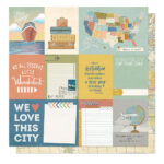 Photoplay Travelogue WANDERLUST 12X12 Scrapbook Paper
