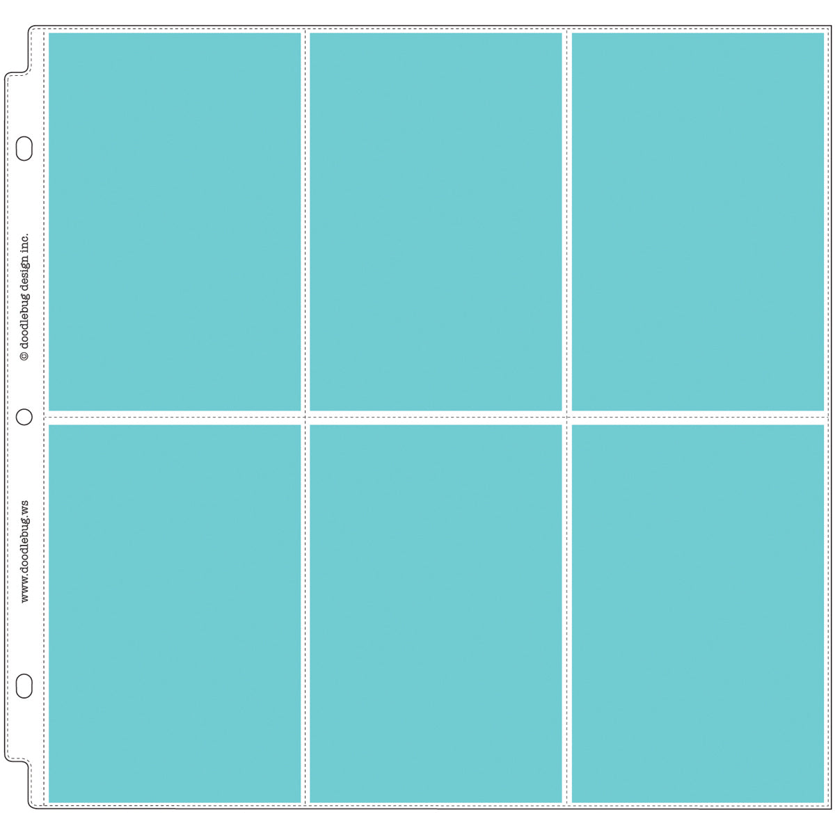 253519LA-IT-IM.jpg Doodlebug STORYBOOK ALBUM VERTICAL PROTECTORS 4X6 Pockets - Image 1