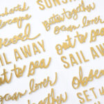 Thickers Heidi Swapp SET SAIL PUFFY Phrase Stickers - Image 3