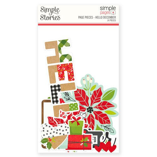 2567CDB2-503E-4DDD-8BE2-5A8BFB3DEA25.jpg Simple Stories Simple Pages HELLO DECEMBER Page Pieces - Image 1