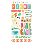 Simple Stories GAME NIGHT Foam Stickers 53pc - Image 2