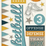 Echo Park ALL STAR Sticker Accents 19pc