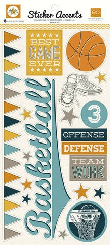 25CF0DE6-5596-4F69-BF4D-294FCC5B7E20.jpg Echo Park ALL STAR Sticker Accents 19pc - Image 1