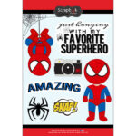 Superhero SPIDER KID 12”X12” Scrapbook Kit - Image 2