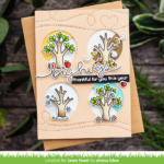 Lawn Fawn TREE BEFORE ‘N AFTERS Stamp & Die Set - Image 6