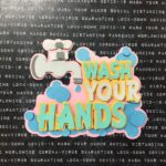 Corona Covid-19 Quarantine Scrapbook DieCuts WASH YOUR HANDS - Image 6