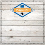 NEVADA WOOD SIGHTSEEING 12"X12" Scrapbook Travel Paper LV