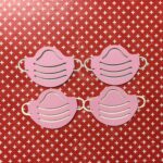 Corona FACE MASK Covid-19 Quarantine Scrapbook DieCuts 3.5” - Image 9