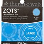 ThermoWeb ZOTS LARGE Clear Adhesive Dots 300pc