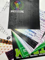 Neon Sports LACROSSE KIT 12"X12" Scrapbook Paper 12 Sheets - Image 2