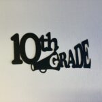 School GRADE Laser Cut DieCut Scrapbook Title - Image 7
