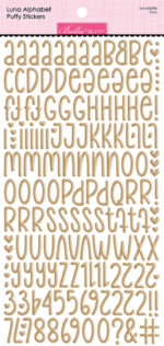Bella Blvd LUNA ALPHABET Puffy Stickers Letters Numbers - Image 9