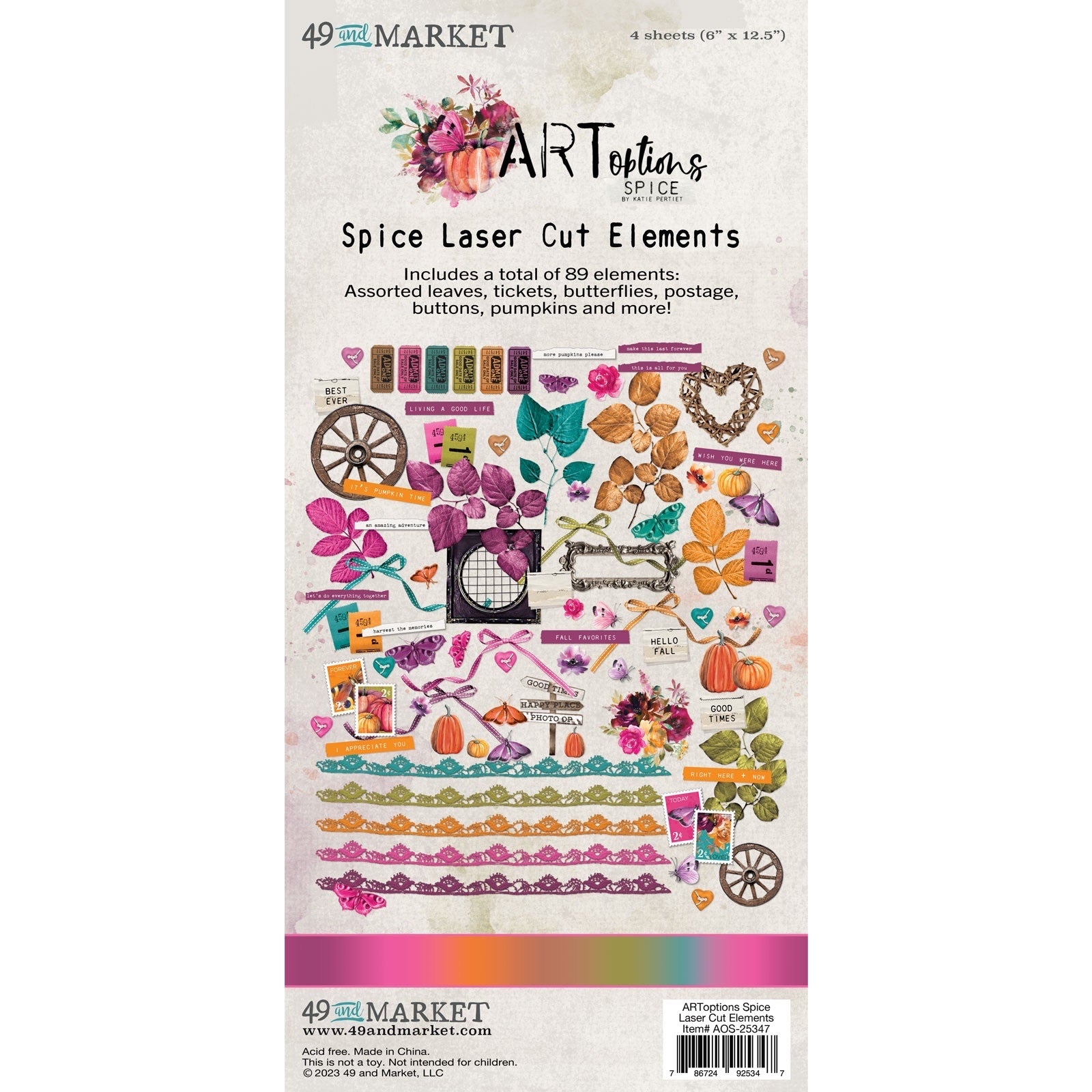 27D4CB0D-EF6A-4A6E-89C9-5B7723C4CFE7.jpg 49 and Market ArtOptions SPICE LASER CUT ELEMENTS 89pc - Image 1