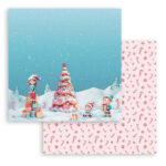 Stamperia CANDY CHRISTMAS 12"X12" Scrapbook Paper Sheet - Image 4