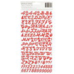 American Crafts Thickers Flags & Frills Foam Cardstock Letter Stickers - Image 3
