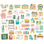 Simple Stories BOOK FAIR Bits & Pieces 60pc - Image 2