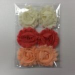 Ribbon Flowers 6pc Set - Image 5