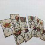Tags & Ephemera 11 VINTAGE ROSE BICYCLE TAGS