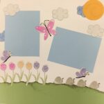 Premade Pages $5.00 TIME TO BE HAPPY (2) 12"X12" Scrapbook Pages