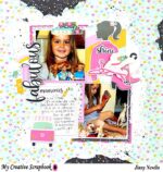 Simple Stories Crafty Babe I LIVE LOVE SCRAP 12”X12” Scrapbook Paper - Image 4