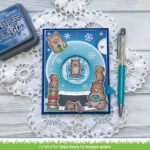 Lawn Cuts MAGIC IRIS SNOW GLOBE ADD ON Custom Craft Dies 5pc - Image 4