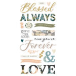 Simple Stories REMEMBER Foam Stickers 51pc - Image 3