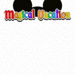MAGICAL VACATION EARS DS 12"X12" Scrapbook Paper - Image 2