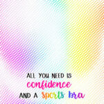 Neon Quote CONFIDENCE 12"X12" Sports Scrapbook Customs
