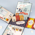 Echo Park Baby On Board IT’S A BOY Adhesive Brads 29pc - Image 3