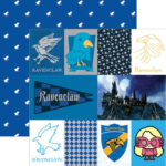 Paper House Harry Potter RAVENCLAW 12X12 Scrapbook Sheet