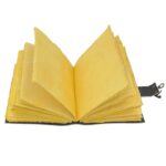 Soft Leather Journal NEON SUN & MOON Spell Book Blank A7 - Image 2